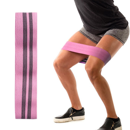 1pc Hip Elastic Band Pink Active Squats